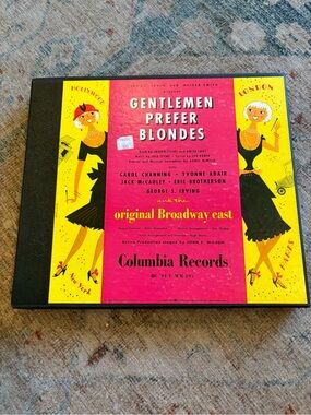 Gentlemen Prefer Blondes Set MM-895 Copyright 1950 Columbia Record Inc Vintage